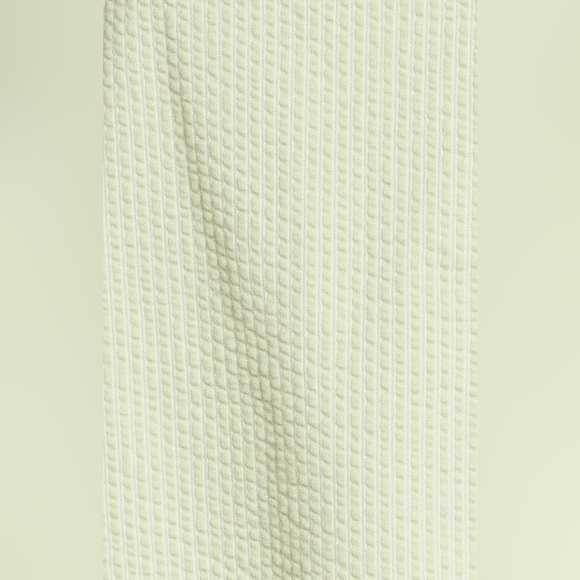 Madewell Sunfaded Lime Sleeveless Textural Seersucker Apron Tank Top NWT - Picture 4 of 9